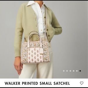 NWT WALKER PRINTED SMALL SATCHEL TORY BURCH